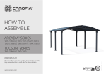 Palram Arcadia Series Guide d'installation