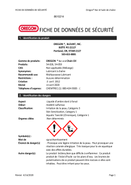 Oregon 8610214 Mode d'emploi