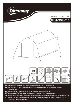 Outsunny 84H-258V00 Guide d'installation