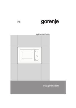 Gorenje XY820Z Une information important