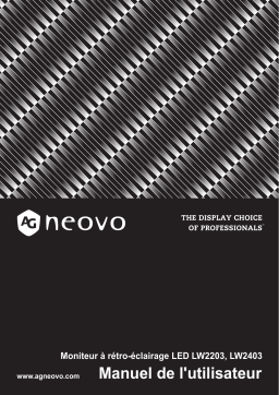 AG Neovo LW-22G Manuel utilisateur