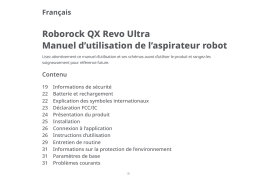 Roborock Q Revo Manuel du propriétaire