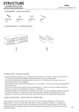 STRUCTUBE PRIYA Manuel utilisateur