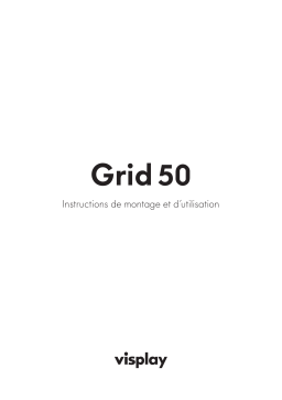 visplay Grid 50 Manuel utilisateur