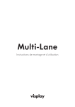 visplay Multi-Lane Manuel utilisateur