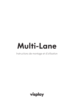 visplay Multi-Lane Manuel utilisateur