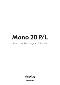 visplay Mono 20 Manuel utilisateur
