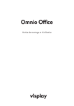 visplay Omnio Office Manuel utilisateur