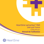 HeartSine samaritan PAD 350P Trainer Manuel du propri&eacute;taire