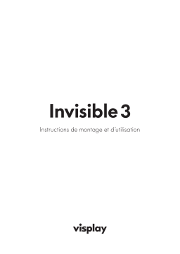 visplay Invisible 3 Manuel utilisateur