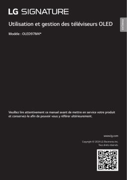 LG OLED97M49LA Manuel utilisateur