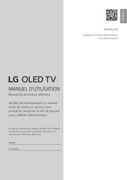 LG OLED55G56LS Manuel utilisateur