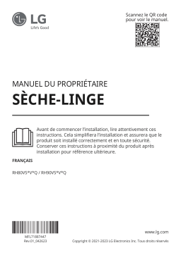 LG RH90V5AV6Q Manuel utilisateur