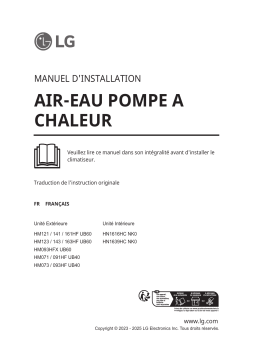 LG HM123HF Manuel utilisateur