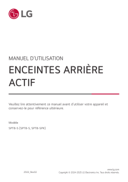 LG SPT8-S Manuel utilisateur