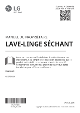 LG GD3R509S0 Manuel utilisateur