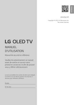 LG OLED97G29LA Manuel utilisateur