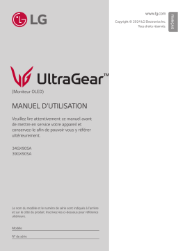 LG 39GX90SA-W Manuel utilisateur