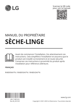 LG RH80V9AV4N Manuel utilisateur