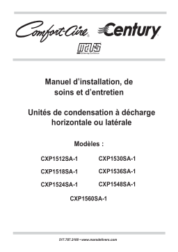 Century CXP1518SA-1-CY Manuel utilisateur