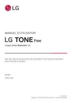 LG TONE-T90S Manuel utilisateur