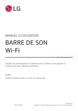 LG DS90TR Manuel utilisateur