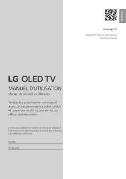 LG OLED65A26LA Manuel utilisateur