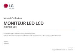LG 40WP95CP-W Manuel utilisateur