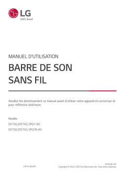 LG DS75Q Manuel utilisateur