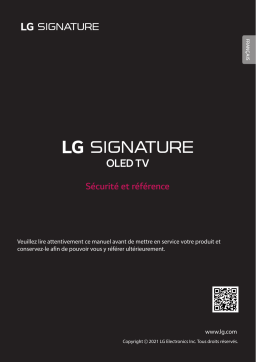 LG OLED77Z19LA Manuel utilisateur
