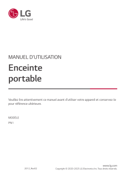 LG PN1 Manuel utilisateur