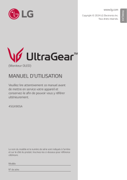 LG 45GX90SA-B Manuel utilisateur