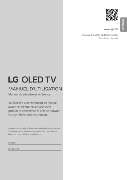 LG OLED83M39LA Manuel utilisateur