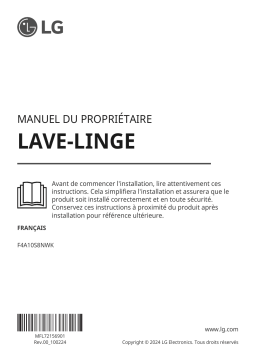 LG F4A10S8NWK Manuel utilisateur