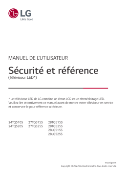 LG 28TQ515S-PZ Manuel utilisateur