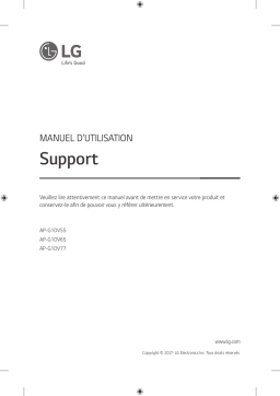 LG AP-G1DV77 Manuel utilisateur