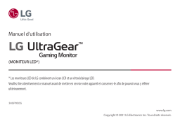 LG 34GP950G-B Manuel utilisateur