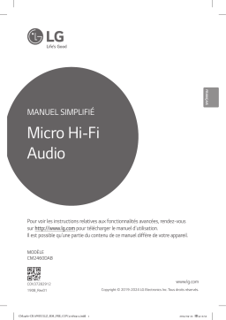 LG CM2460DAB Mode d'emploi