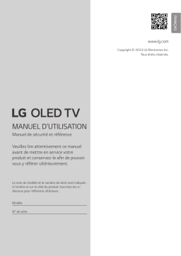 LG OLED83G36LA Manuel utilisateur