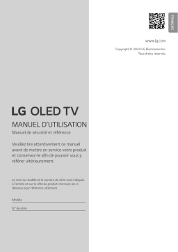 LG OLED55C46LA Manuel utilisateur