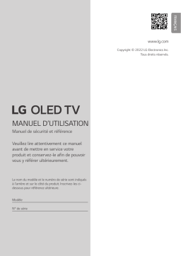 LG 42LX1Q6LA Manuel utilisateur
