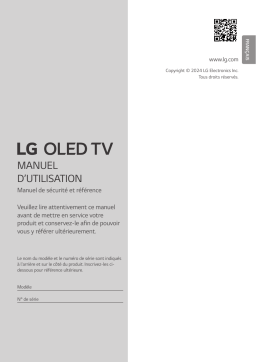 LG OLED83M49LA Manuel utilisateur