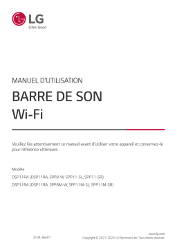 LG DSP11RA Manuel utilisateur