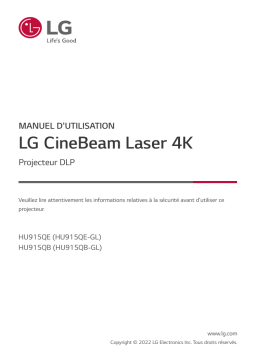 LG HU915QE Manuel utilisateur