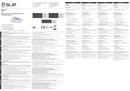 SLAT SDC-M RS  Guide d'installation