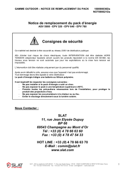 SLAT EPVIDEO  Guide d'installation