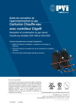PVI Industries Centurion - Gas Guide Mode d'emploi