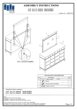 ROOMS TO GO 32236677 Manuel utilisateur