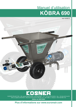 Euromair Köbra 690 Airless - JETPRO Manuel du propriétaire