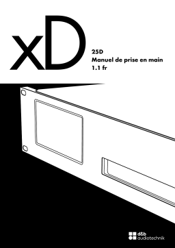 d&b audiotechnik 25D Manuel du propriétaire